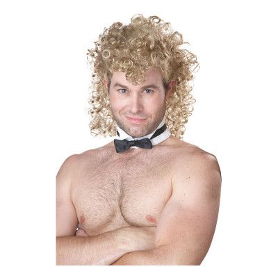 Manlig Strippare Blond Peruk