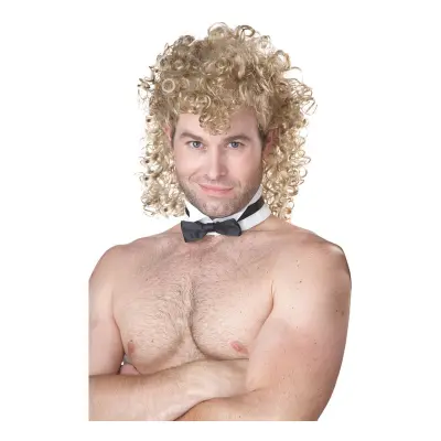 Manlig Strippare Blond Peruk