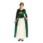 Medeltida Drottning Maskeraddräkt - Large