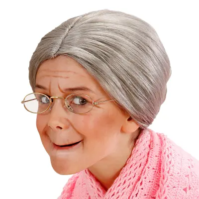 Mormor Barn Peruk - One size
