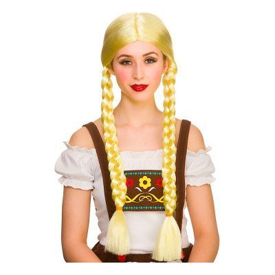 Oktoberfest Peruk med Flätor - One size