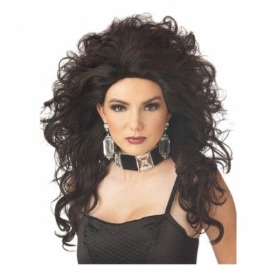 Omslagsflicka Brun Peruk