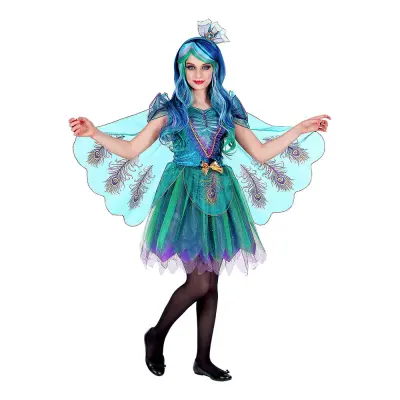 Påfågel Barn Maskeraddräkt - X-Large