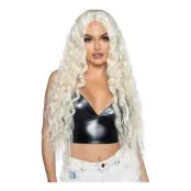 Peruk Beachy Vågig Blond - One size
