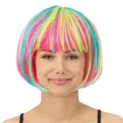 Peruk Cabaret Multi Neon - One size