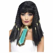 Peruk Cleopatra Svart
