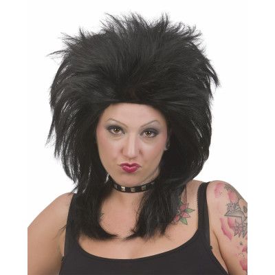Peruk Punkare Svart