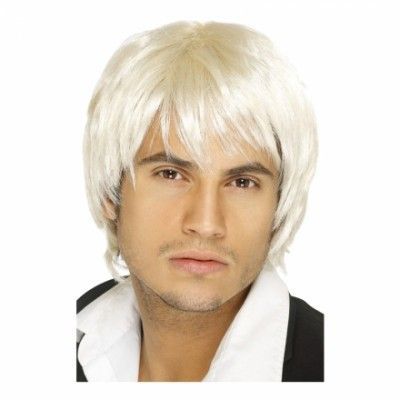 Pojkband Blond Peruk - One size