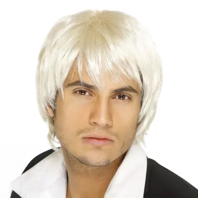 Pojkband Blond Peruk - One size