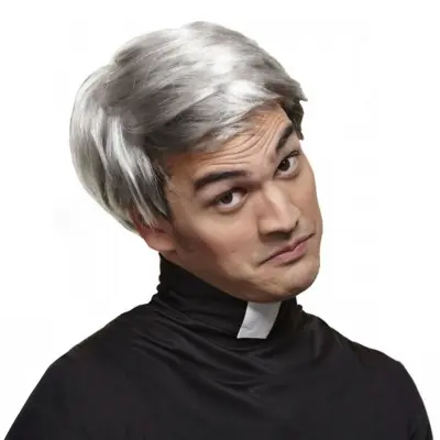 Prästperuk - One size