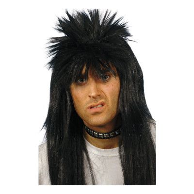 Punkfrisyr Svart Peruk