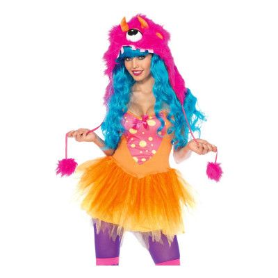 Raveflicka Dam Maskeraddräkt - Medium/Large