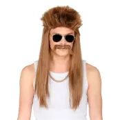 Redneck Peruk&Mustasch - One size