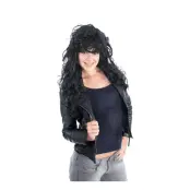 Rockbrud Svart Peruk