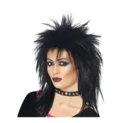 Rockdiva Svart Peruk - One size