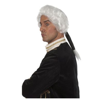 Rokoko Vit Peruk