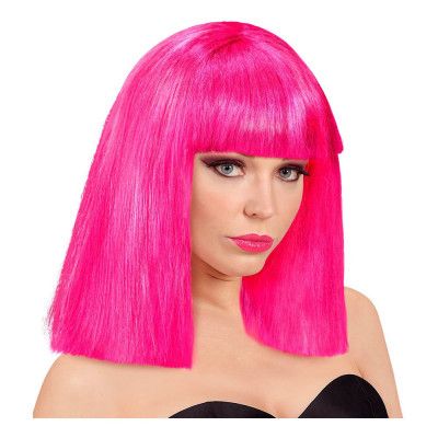 Showgirl Neonrosa Peruk - One size