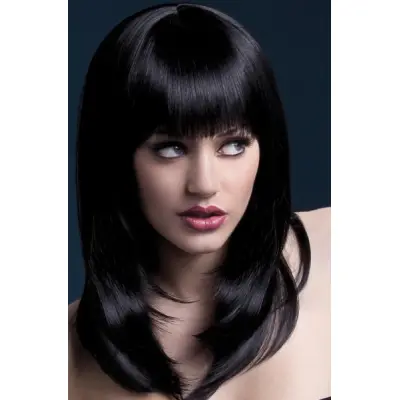 Tanja Peruk Svart 48cm