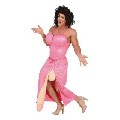 Välhängd Dragqueen Maskeraddräkt - Medium