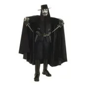 V For Vendetta Deluxe Maskeraddräkt - One size
