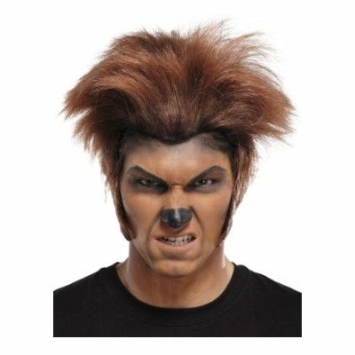 Varulv Brun Peruk - One size