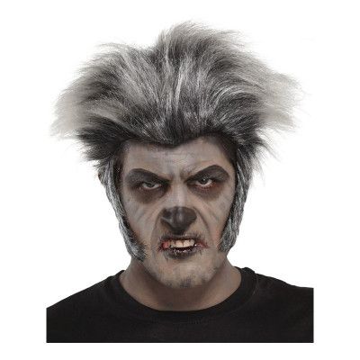 Varulv Grå Peruk