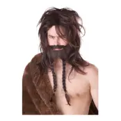 Viking Brun Perukset - One size