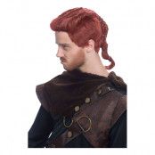Viking Rödbrun Peruk