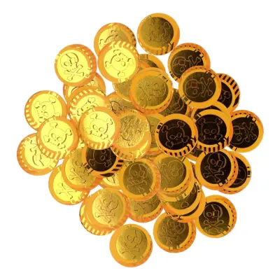 Bordskonfetti Piratmynt - 50-pack