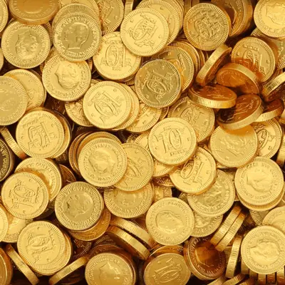 Chokladmynt Svenska Tiokronor i Kartong - 550-pack