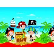 Duk pirat 120x180 cm