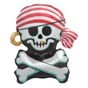 Folieballong Pirat Jolly Roger