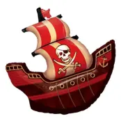 Folieballong Piratskepp