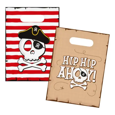 Godispåsar Pirat Hip Hip Ahoy - 6-pack