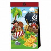 Kalaspåsar Pirater - 4-pack