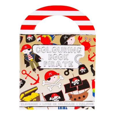 Målarbok Pirat