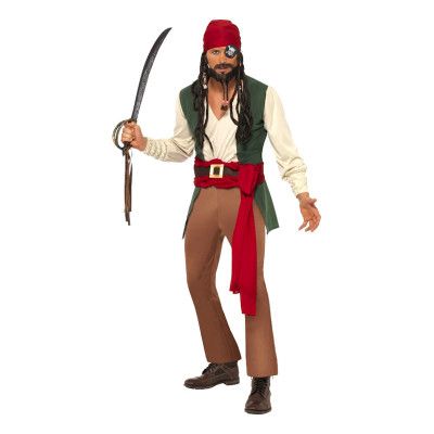 Berusad Pirat Maskeraddräkt