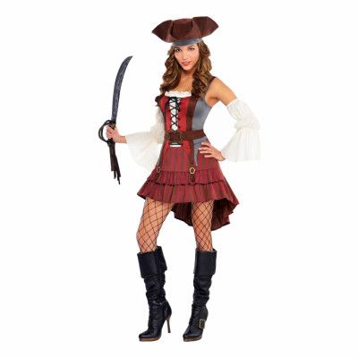 Castaway Pirat Maskeraddräkt - Large