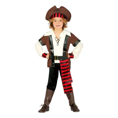 De Sju Haven Pirat Pojke Maskeraddräkt - Large