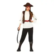 De Sju Haven Pirat Teen Maskeraddräkt - One size