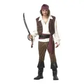 Elak Piratkapten Maskeraddräkt