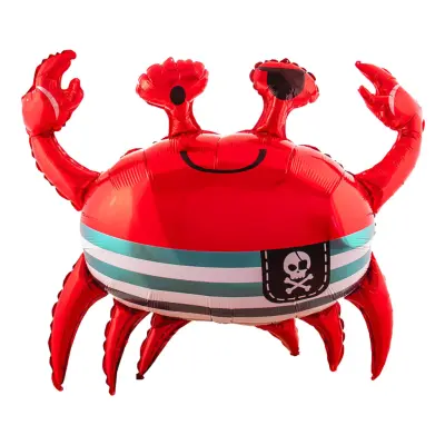 Folieballong Pirat Krabba