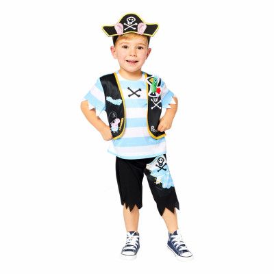 Greta Gris Pirat George Barn Maskeraddräkt - Small