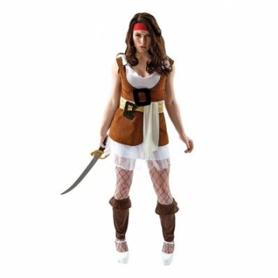 Jackie Finch Pirat Maskeraddräkt