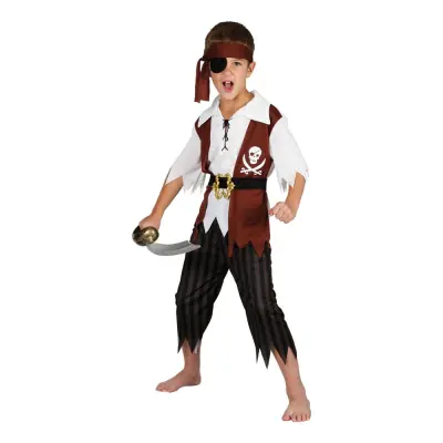 Mördarpirat Barn Maskeraddräkt - Medium