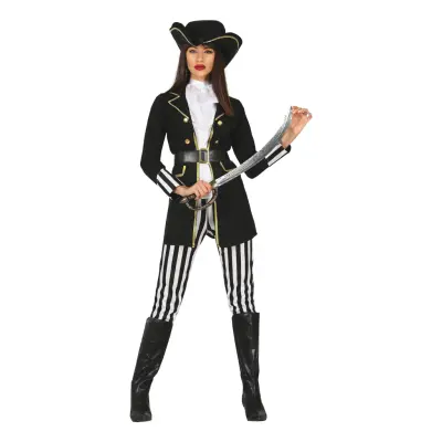 Pirat Dam Maskeraddräkt - X-Large