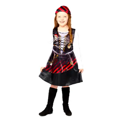 Pirat Klänning Barn Maskeraddräkt - Large