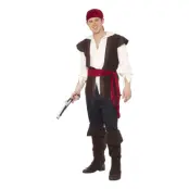 Pirat Maskeraddräkt - Large