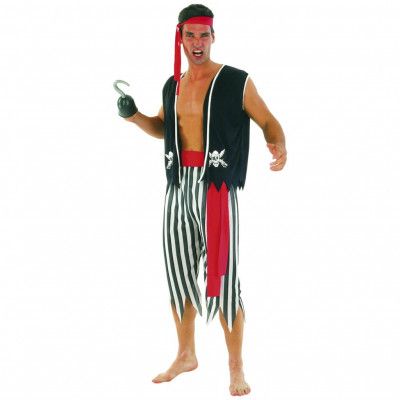 Pirat Matros Maskeraddräkt - Onesize