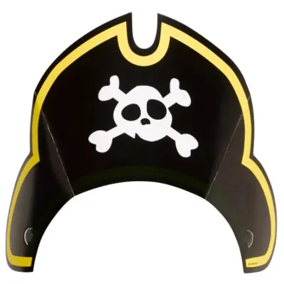 Pirat Partyhattar Papper 8-pack